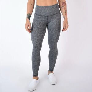 Fleo Gray High-Waisted Athletic Leggings